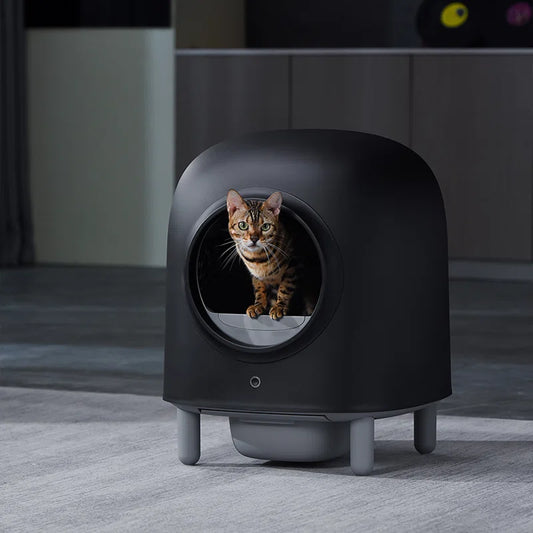 Automatic Smart Cat Litter Box-Black